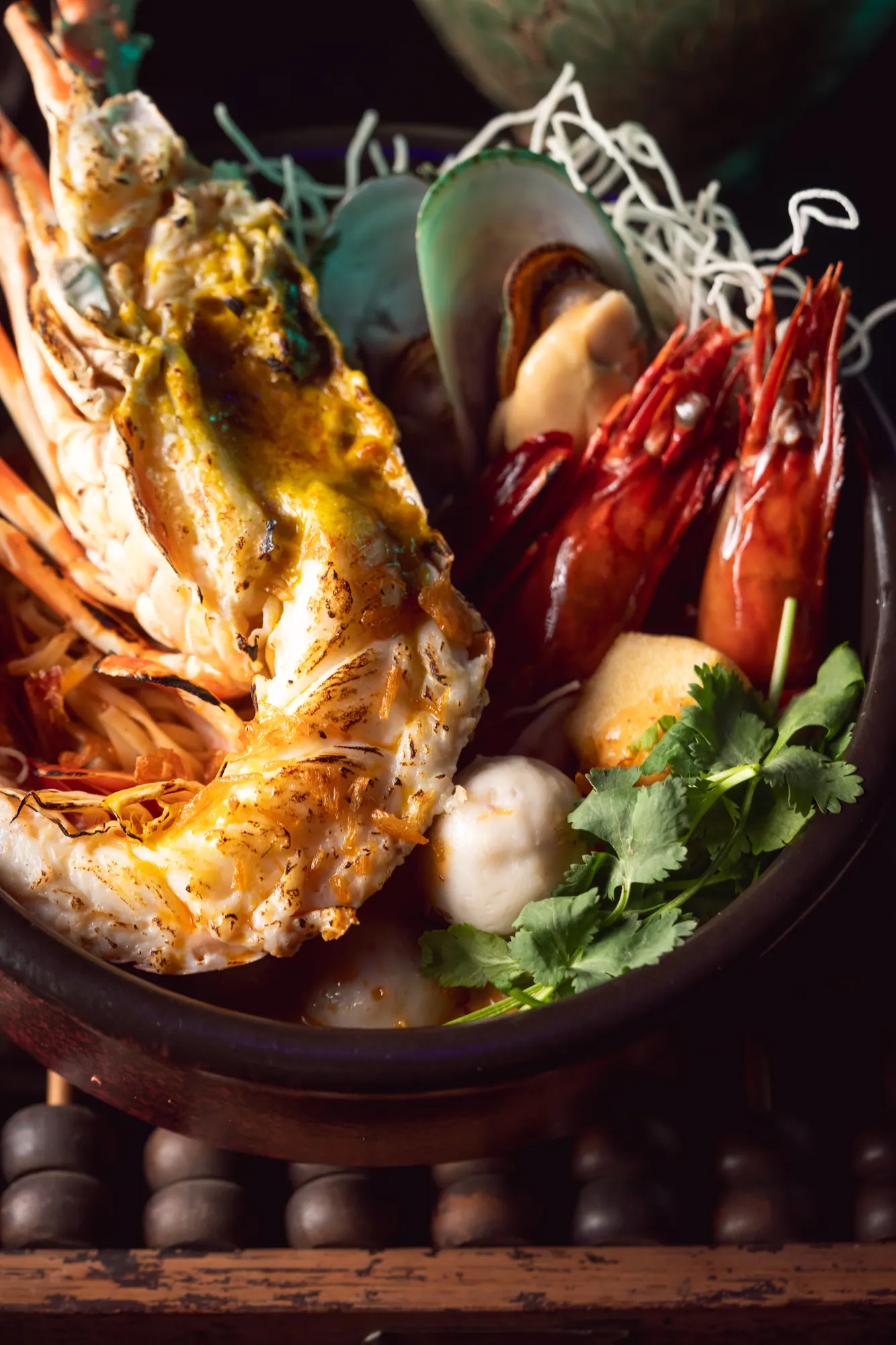 Seafood dish at Madame Ching